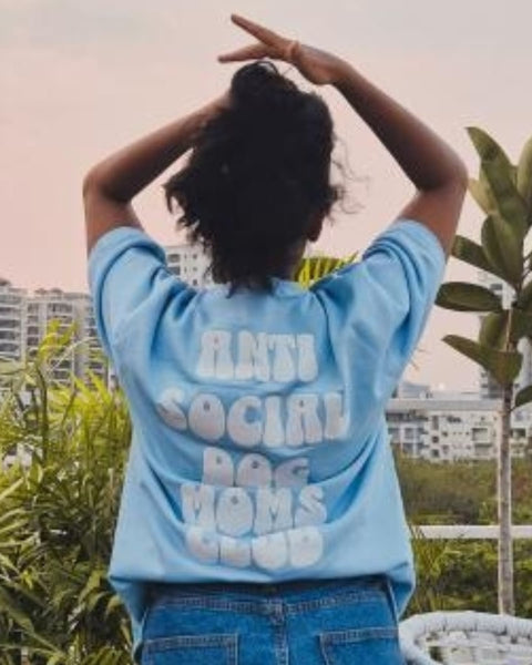 Anti Social Dog Moms Club Tee