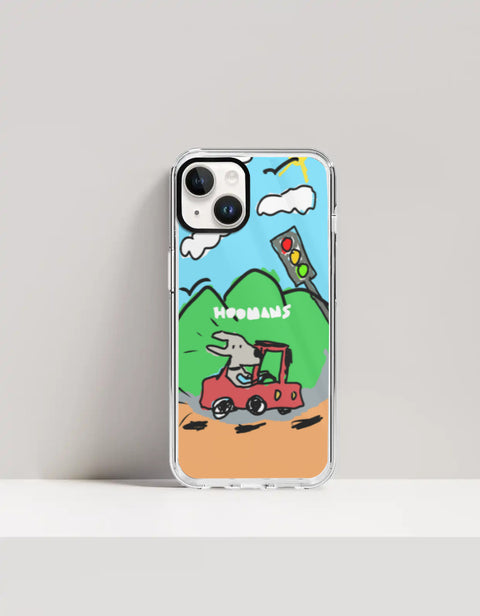 Doggo Racing clear phone case – iPhone 14 – Hoomans India