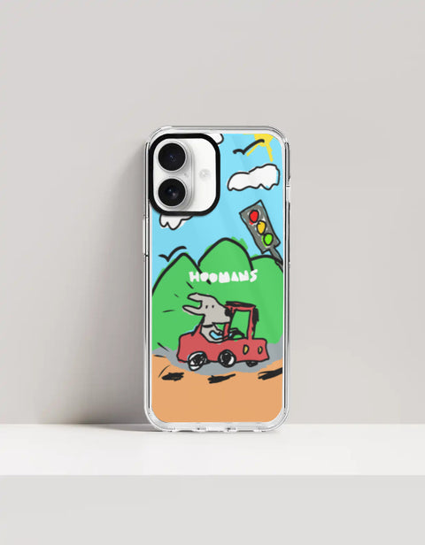 Doggo Racing clear phone case – iPhone SE – Hoomans India