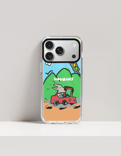 Doggo Racing clear phone case – iPhone XS Max – Hoomans India