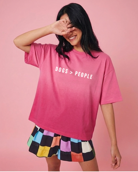 Dogs > People Pink Ombré