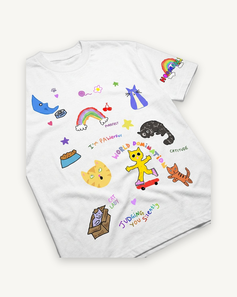 Crazy Cat Lady — flat product shot on off-white background