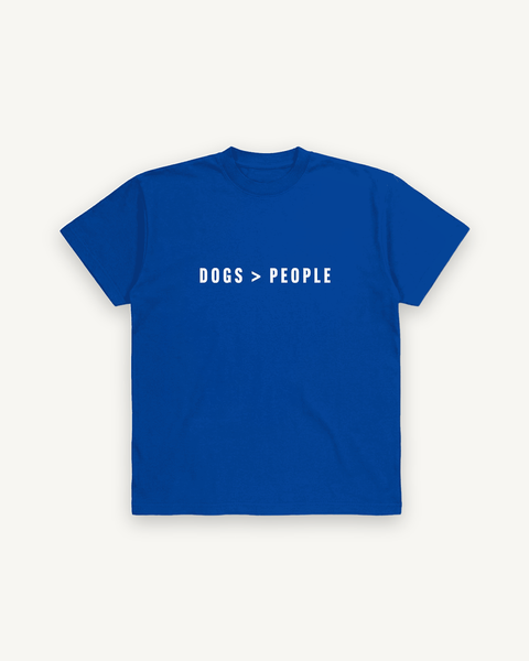 Dogs > People Royal Blue — flat product shot on off-white background