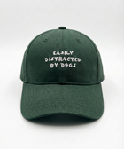 Easily Distracted by Dogs cap lifestyle shot – Hoomans India