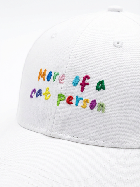 More of a Cat Person cap – product detail – Hoomans India