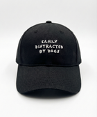 Easily Distracted by Dogs cap worn by model – Hoomans