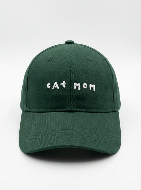 Cat Mom cap – pink – Hoomans India