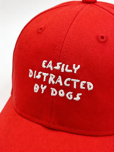 Easily Distracted by Dogs cap – product detail – Hoomans India