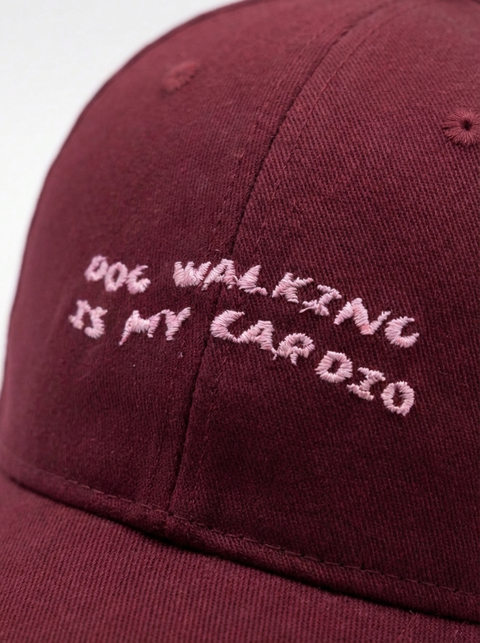 Dog Walking Is My Cardio cap worn by model – alternate – Hoomans