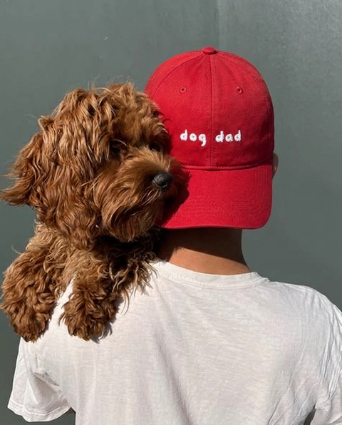 Dog Dad cap lifestyle shot – Hoomans India