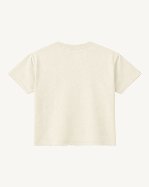 Lotta Dogs Offwhite Boxy Tee