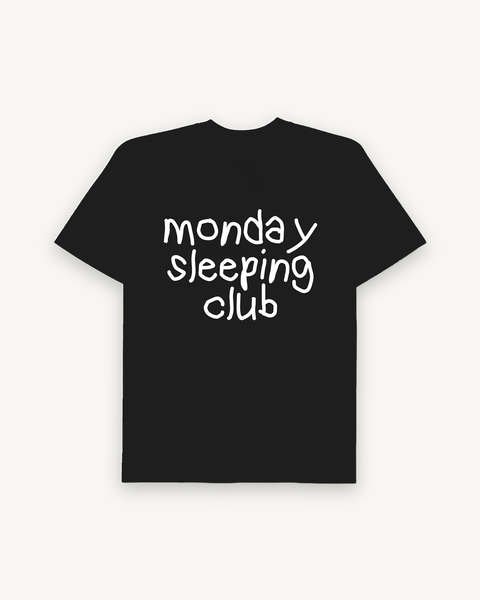 Monday Sleeping Club — flat product shot on off-white background