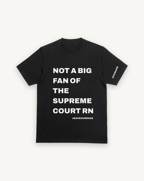 Not a Big Fan of the Supreme Court RN — flat product shot on off-white background